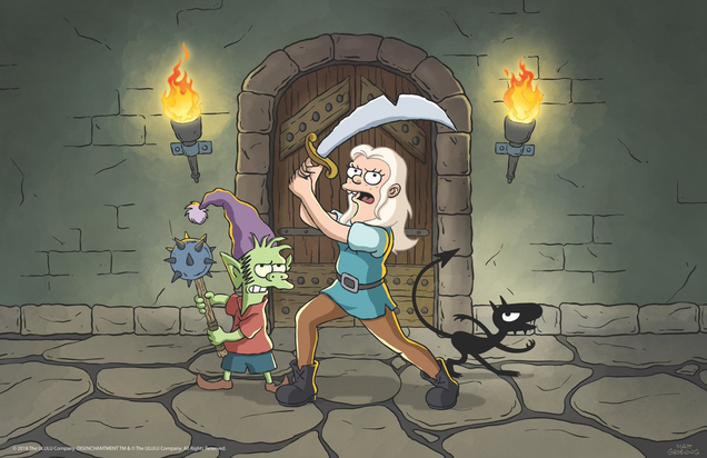 Illustration for article titled Disenchantment, la nueva serie del creador de Los Simpson, llegará a Netflix en agosto
